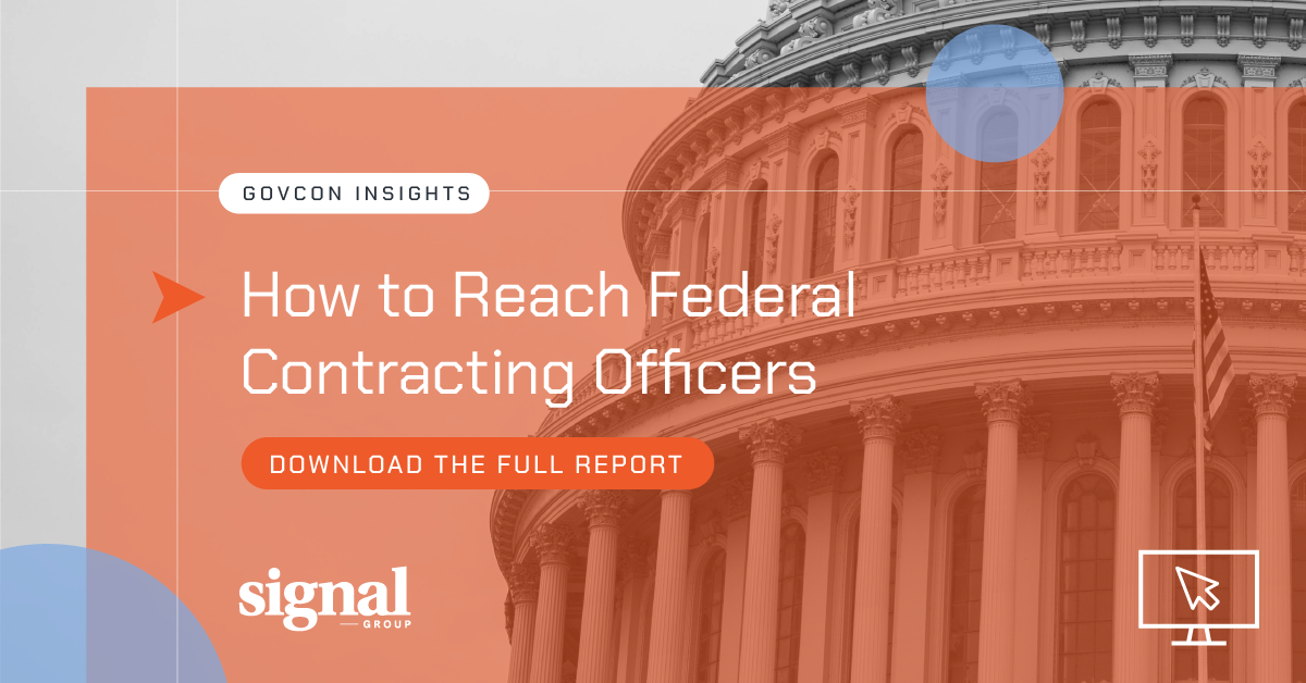 GovCon Insights - How to Reach Federal Contracting Officers (Full Report)
