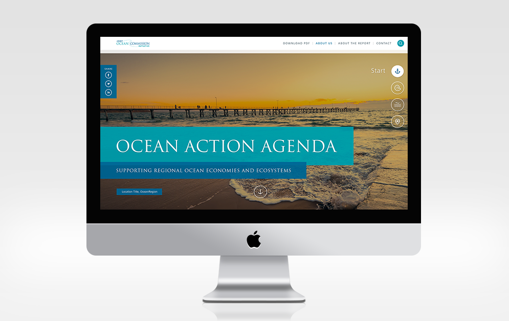 Ocean Action Agenda website