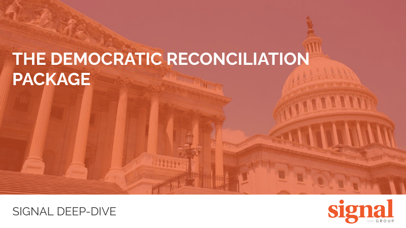 The Democratic Reconciliation Package Signal Group